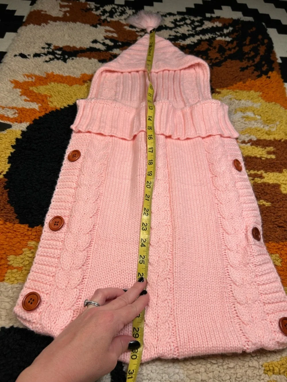 Cuddliest, hooded, button up infant snuggle sack!!